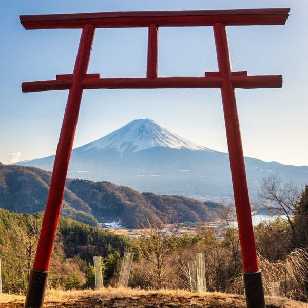 冬日富士山五重奏：河口湖之旅，天空鳥居，富士吉田街景，一次看盡！